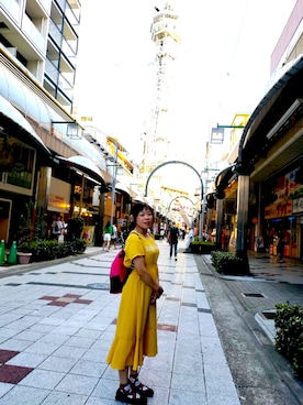 「アイテム（ワンピース/ドレス）」を使った、さんちゃんさん（レディース・153cm・30代）の夏コーディネート