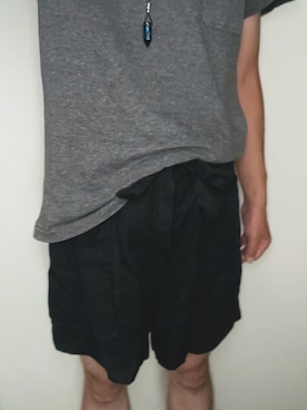 「Paul Smith（ポールスミス）のアイテム（ポロシャツ、グレー系）」を使った、happyhashimoto926さん（メンズ・170cm）の夏コーディネート