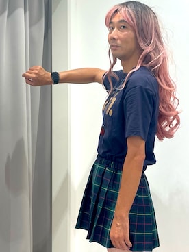 「アイテム（スカート）」を使った、happyhashimoto926さん（メンズ・170cm・40代）の夏コーディネート