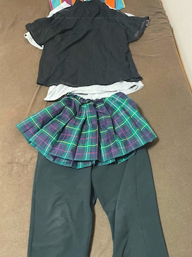 「DONKEY（ドンキー）のアイテム（スカート、その他）」を使った、happyhashimoto926さん（メンズ・170cm）の春コーディネート
