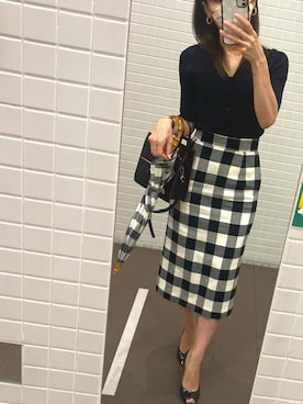 「アイテム（長傘）」を使った、yuriiiipさん（レディース・157cm）の夏コーディネート