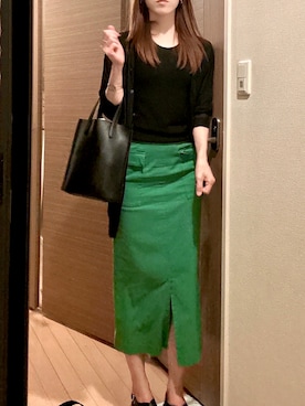 「アイテム（腕時計）」を使った、yuriiiipさん（レディース・157cm）の夏コーディネート