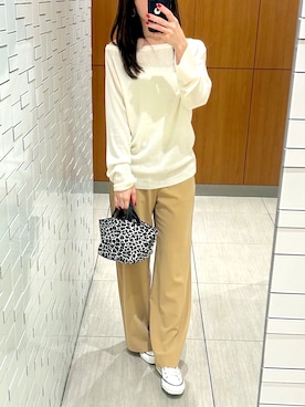 「アイテム（アクセサリー）」を使った、yuriiiipさん（レディース・157cm）の秋コーディネート