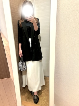 「アイテム（アクセサリー）」を使った、yuriiiipさん（レディース・157cm）の秋コーディネート