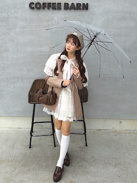 「アイテム（フォーマルスーツ/小物）」を使った、あかちゃす🍎あざとお洋服さん（レディース・153cm）の秋コーディネート