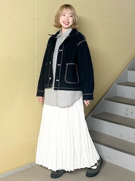 ひなさん（レディース・161cm）の冬コーディネート