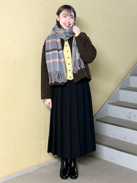 「URBAN RESEARCH DOORS（アーバンリサーチドアーズ）のアイテム（スカート）」を使った、ひなさん（レディース・161cm）の秋コーディネート