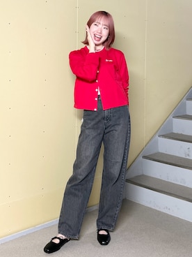 「Lee（リー）のアイテム」を使った、ひなさん（レディース・161cm）の夏コーディネート