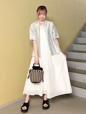 ひなさん（レディース・161cm）の夏コーディネート