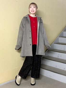 「doors」｜ひなさん（レディース・161cm）の冬コーディネート