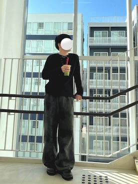 「GRANCY（グランシー）のアイテム（パンツ）」を使った、いつきさん（メンズ・164cm）の春コーディネート