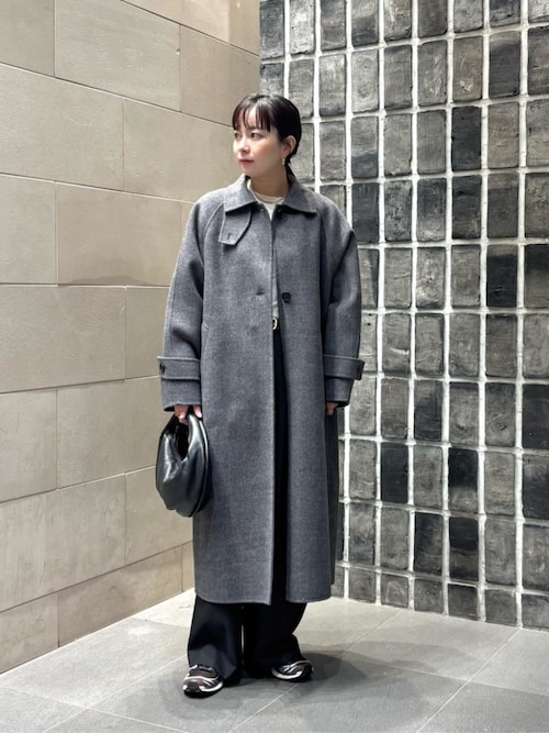 セール】フォックスカシミヤブレンド クルーネックカーディガン