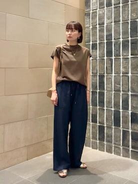 「ベーシック/トラッド」｜umemuraさん（レディース・158cm）の夏コーディネート