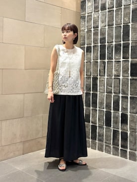 「アイテム（シューズ、その他）」を使った、umemuraさん（レディース・158cm）の夏コーディネート