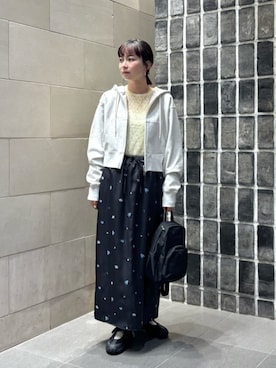 「JANSPORT（ジャンスポーツ）のアイテム」を使った、umemuraさん（レディース・158cm）の春コーディネート