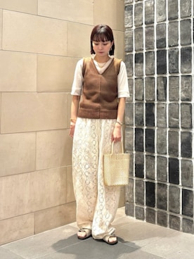 「ベーシック/トラッド」｜umemuraさん（レディース・158cm）の夏コーディネート