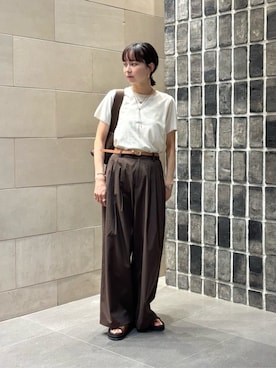 「BEAUTY&YOUTH UNITED ARROWS（ビューティーアンドユースユナイテッドアローズ）のアイテム」を使った、umemuraさん（レディース・158cm）の秋コーディネート