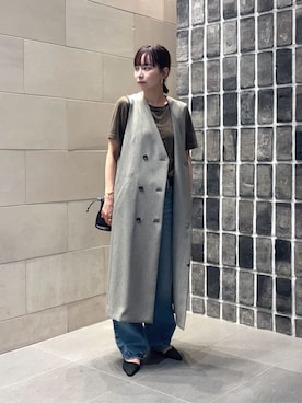 「BEAUTY&YOUTH UNITED ARROWS（ビューティーアンドユースユナイテッドアローズ）のアイテム（サンダル）」を使った、umemuraさん（レディース・158cm）の秋コーディネート