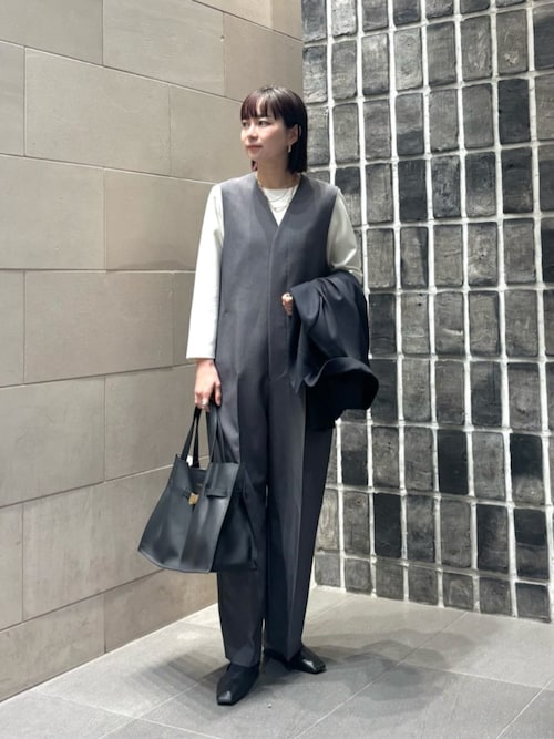 セール】Vネックオールインワン（つなぎ/オールインワン