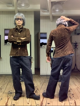 「アイテム（その他トップス）」を使った、86yamaさん（メンズ・172cm）の冬コーディネート