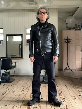 「EFFECTOR（エフェクター）のアイテム」を使った、86yamaさん（メンズ・172cm）の春コーディネート