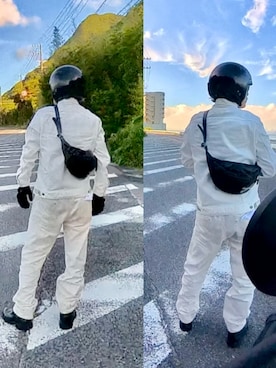 「アイテム（デニムジャケット）」を使った、86yamaさん（メンズ・172cm）の秋コーディネート