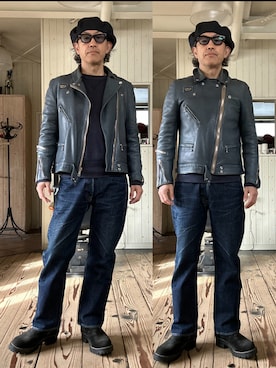 「nonnative(ノンネイティブ)のアイテム」を使った、86yamaさん(メンズ・172cm)の春コーディネート