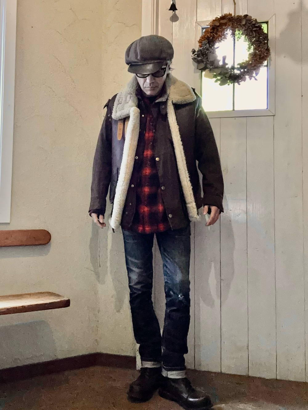 BIKKEMBERGS ビッケンバーグ 異素材切替ブーツ ダークビッケンバーグ