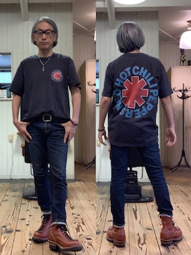「CHROME HEARTS（クロムハーツ）のアイテム」を使った、86yamaさん（メンズ・172cm）の夏コーディネート