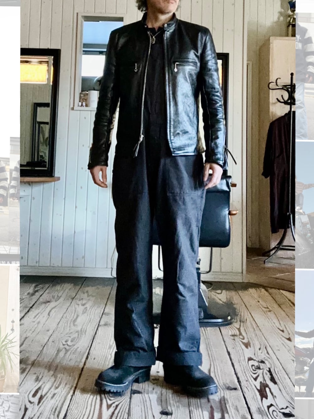 ブラックサインデニムオーバーオール 32 BLACK SIGNのサロペット/オーバーオールを使った人気ファッション