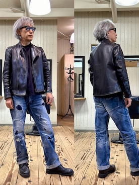 「EFFECTOR（エフェクター）のアイテム」を使った、86yamaさん（メンズ・172cm）の秋コーディネート