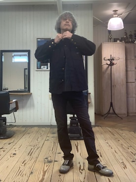 「Lee（リー）のアイテム（ジャケット/アウター）」を使った、86yamaさん（メンズ・172cm）の春コーディネート