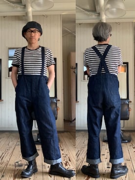 「BLACK SIGN（ブラックサイン）のアイテム」を使った、86yamaさん（メンズ・172cm）の夏コーディネート