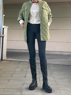 RISAさん（レディース・174cm）の冬コーディネート