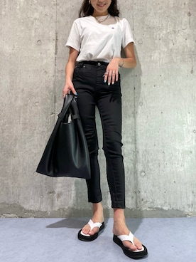 「Didot.（ディドット）のアイテム（シューズ）」を使った、RISAさん（レディース・174cm）の夏コーディネート