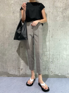 「Didot.（ディドット）のアイテム（シューズ）」を使った、RISAさん（レディース・174cm）の夏コーディネート
