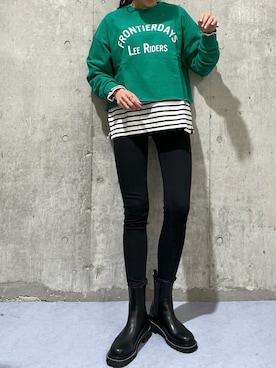 RISAさん（レディース・174cm）の冬コーディネート