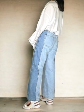 「ASH（アッシュ）のアイテム」を使った、AsHFさん（レディース・153cm）の春コーディネート