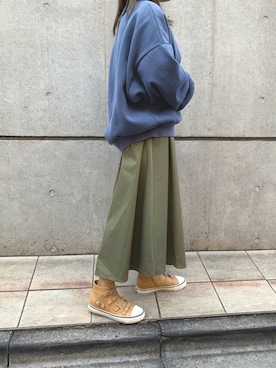 「春めきシューズ」｜「アイテム（ワンピース/ドレス）」を使った、AsHFさん（レディース・153cm）の春コーディネート