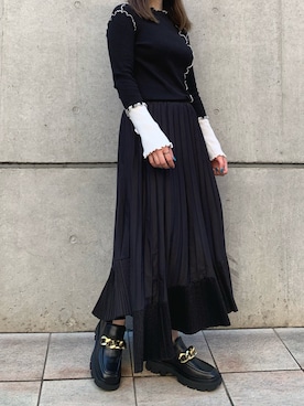 「ゴールドチェーン」｜AsHFさん（レディース・153cm）の夏コーディネート
