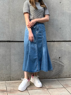 AsHFさん（レディース・153cm）の春コーディネート