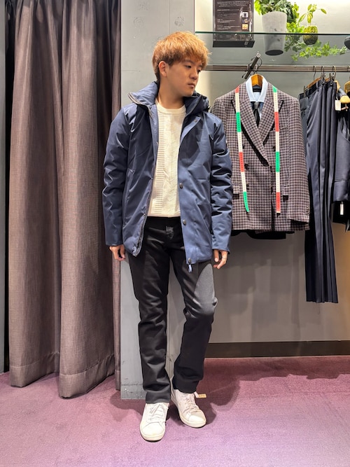 美品】ヤヌーク PHILIP2 ストレッチ テーパード デニム W31 濃紺 YANUK
