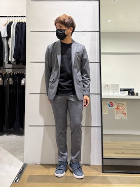 「アイテム（セットアップ）」を使った、kentaさん（メンズ・165cm）の春コーディネート