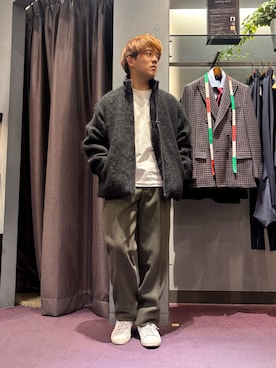 「アイテム（ブルゾン）」を使った、kentaさん（メンズ・165cm・30代）の秋コーディネート