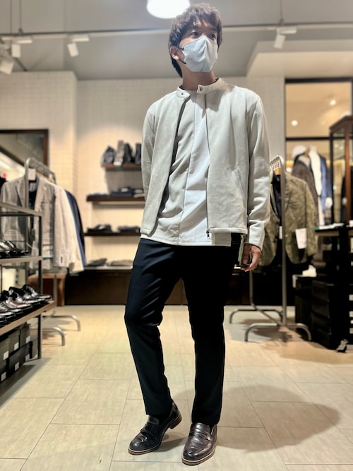 【未使用に近い】ABAHOUSE シルキータッチ ポンチ ライダース ジャケット