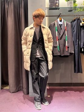 「アイテム（セットアップ）」を使った、kentaさん（メンズ・165cm）の秋コーディネート