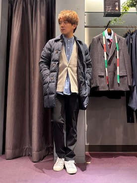 「アイテム（ブルゾン）」を使った、kentaさん（メンズ・165cm・30代）の秋コーディネート