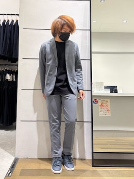 「ABAHOUSE GRAY（アバハウスグレイ）のアイテム」を使った、kentaさん（メンズ・165cm）の春コーディネート