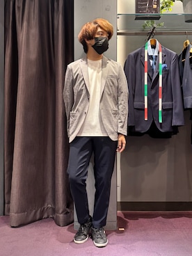 「アイテム（パンツ）」を使った、kentaさん（メンズ・165cm・30代）の秋コーディネート