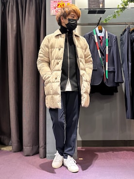 「ABAHOUSE（アバハウス）のアイテム」を使った、kentaさん（メンズ・165cm）の冬コーディネート